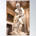 thumbnail image 2 of Rome, Italy - Galleria Borghese Museum - David By Gian Lorenzo Bernini Poster Wall Art, Modern Wall Decor For Living Room Bedroom, 12x18 UNFRAMED, 2 of 3