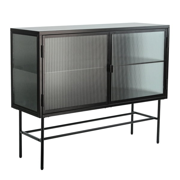 Fithood Retro Style Console Table Simple Modern Sideboard Storage