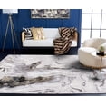 thumbnail image 4 of SAFAVIEH Amelia Morven Abstract Area Rug, Gray/Gold, 5'5" x 7'7", 4 of 13
