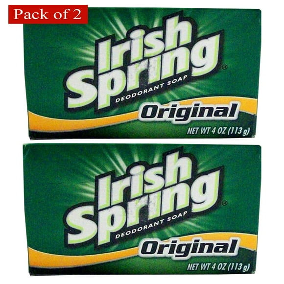 Irish Spring Savon en Barre Original 120g (Lot de 2)