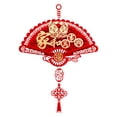 thumbnail image 2 of Decoraciones de año nuevo chino Nudo chino Colgante Encantos Colgante rojo Oriental 2023 año del conejo para el Festival de primavera Decoración de la estilo c BLESIY Colgantes Festival de Primavera, 2 of 8