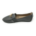 thumbnail image 4 of Victoria K Women's Sparkling Quilted Finish With Gold Chain Ballerina Flats, 4 of 5