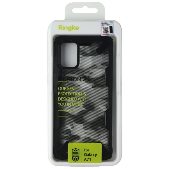 Ringke Fusion X Series Case for Samsung Galaxy A71 - Black Camo