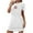 White, variant on Sakmal Christmas Women Moomoo Nightgowns Plus Size Cute Soft Black Loungewear Short Sleeve Short Merry Christma Print Crew Neck Nightgowns S-2XL