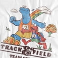 thumbnail image 2 of Sesame Street Track & Field Women's Crop Top T-Shirt, White, Large, 2 of 4