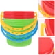 thumbnail image 3 of 4 piezas de cubo de plástico para niños, mini cubo de juguete, mini cubo de agua, cubo de jardín de infantes, juguete para diversión en la playa (azul, rojo, amarillo, verde), 3 of 8
