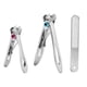 thumbnail image 1 of Cortaúñas para uñas gruesas,Cortauñas para uñas de los pies,Juego de cortaúñas para hombres adultos y mujeresGris, 1 of 7