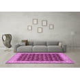 thumbnail image 3 of Ahgly Company Indoor Round Persian Pink Traditional Area Rugs, 3' Round, 3 of 4