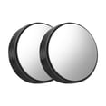 thumbnail image 2 of Bdday New 2Pcs Car Suction Cup Mount Auxiliary Rearview Mirror 360 Degree Rotating Wide-angle Round Frame Blind SPOTMirror, 2 of 9