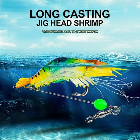 BQLQBQLQ Shrimp Lures Fishing Lures Artificial Fishing Bait Isca Artificial Ascesorios C4