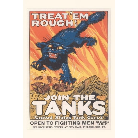 Pocket Sized - Found Image Press Journals: Vintage Journal Join the Tanks (Paperback)