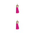 thumbnail image 3 of Monstrate 10 piezas de dijes de llavero, accesorio de adorno de flecos único, accesorios para hacer joyas, borla de ante pequeña para Type2 NO2, 3 of 6
