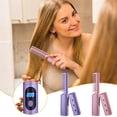 thumbnail image 1 of Mini peine liso - peine inalámbrico USB con pantalla en pantalla, control de temperatura a 15 velocidades, calentamiento en 30 segundos, alisado rápido para todo tipo de cabello, 1 of 2