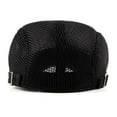 thumbnail image 4 of Baberdicy Casual Slouch Hat, Black Men's Mesh Newsboy Cap – Breathable Ivy Flat Cap for Summer Golf, Driving & City Strolls Tweed Look, 56-6 Cm One Size, 4 of 4