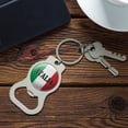 thumbnail image 2 of Italia Italy Italian Flag Bottle Cap Opener Keychain Key Ring, 2 of 5
