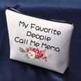 thumbnail image 5 of Mema Gift Grandma Makeup Bag My Favorite People Call Me Mema Cosmetic Bag Grandma Birthday Gift Best Mema Ever Meme Nani Gift, 5 of 7