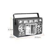 Party Lights DJ Disco Ball Light 5-in-1 Laser Strobe Projection Light DMX Control Sound Activation and Remote Control Live Performance Family Gathering, Club, bar, Karaoke, Birthday Holiday Carnival