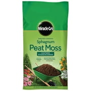 Miracle-Gro Enriched Canadian Sphagnum Peat Moss (Loose Fill), 2 cu ft