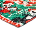 thumbnail image 4 of Nightmare Before Christmas Ho Ho Oh No Disney Silk Touch Throw Blanket, 50 x 70 inches Red and Green, 4 of 7