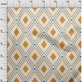 thumbnail image 3 of oneOone Rayon Orange Fabric Check Craft Projects Decor Fabric Printed By The Yard 56 Inch Wide, 3 of 4
