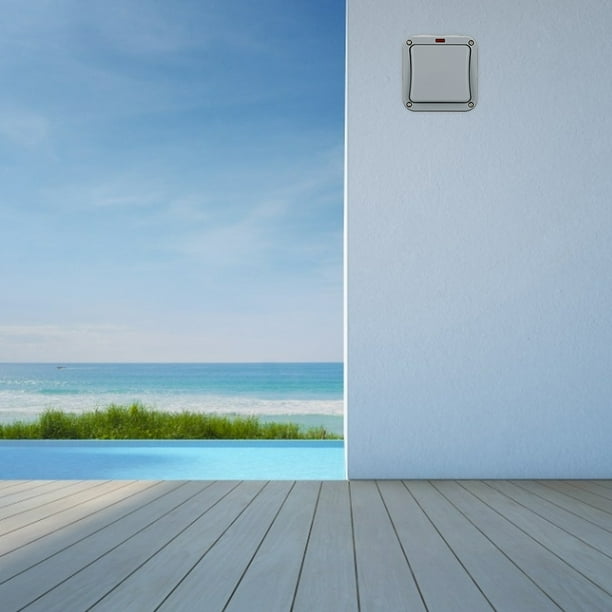 Norme EU Prise Étanche Extérieure IP66 Avec Interrupteur Télécommande – Interrupteur Télécommande Sans Fil