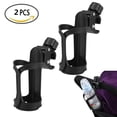 thumbnail image 2 of WALFRONT 360 Degrees Baby Stroller Cup Holder Universal Bottle Cup Holder Storage Rack for Baby Stroller Pushchair Bike, Bottle Cup Holder,Cup Holder Rack, 2 of 7