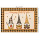 thumbnail image 5 of LXM09874 LXM09874 Juego de 4 manteles individuales de cocina, mantel para vajilla de Acción de Gracias, manteles decorativos de gnomo, posavasos de lino y algodón para bebidas, decoración, 5 of 5