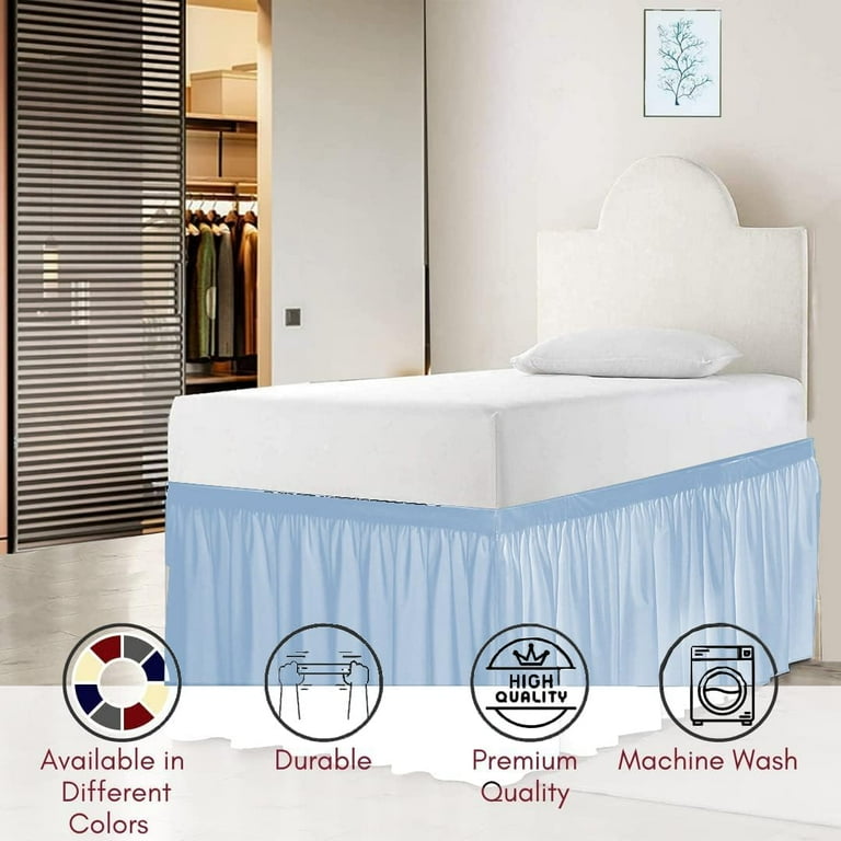 Extra long bed skirt queen cheap