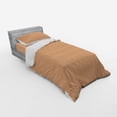 thumbnail image 2 of Ambesonne Abstract Bedding Set 3 Pcs, Diagonal Pattern Stripes, Twin XL, Vermillion White, 2 of 2