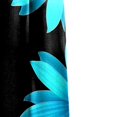thumbnail image 5 of CHUANK Femmes Boho Maxi Robe Grande Taille Cravate-Dy Gradient Jupe Longue Robe Décontractée O-Cou Été Creux Manches Maxi Longue Robe Uni Imprimé Plage Longue Robe Bleu, 5 of 5