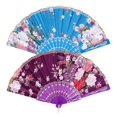 thumbnail image 1 of dulce estilo plegable ventilador lago azul y púrpura para el baile cosplay fiesta en casa, 1 of 9