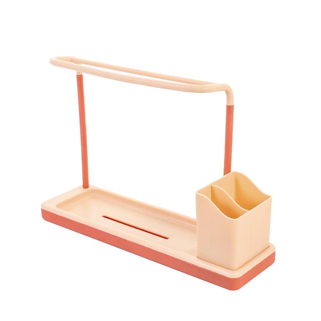 Almacenamiento Para Fregadero, Toallero, Esponja, Soporte Para Jabón, Estante De Drenaje, Herramienta De Cocina Inevent HA045297-01