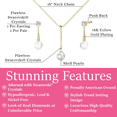 thumbnail image 3 of Cate & Chloe Tatum 18k Yellow Gold Plated Jewelry Set with Pearl and Swarovski Crystals for Women, 3 of 8