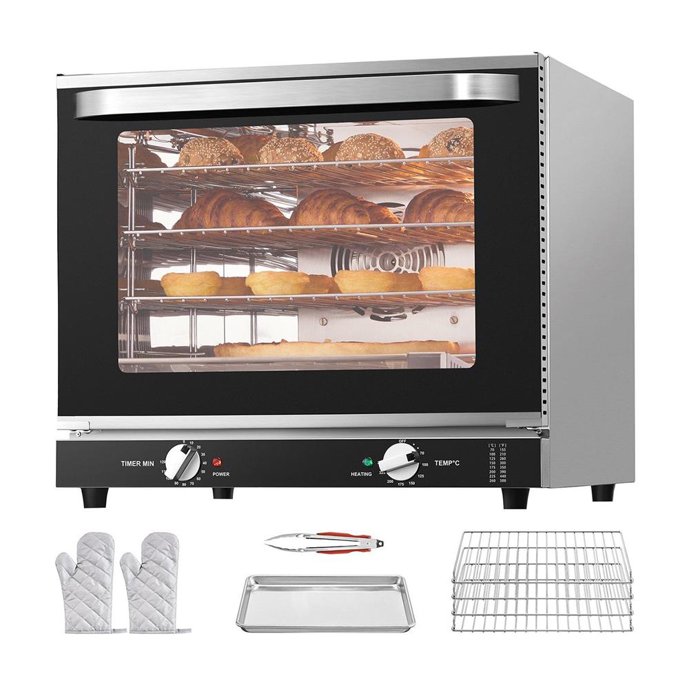 Choco Moon 66L Commercial Countertop Oven 2800W - Stainless Steel Toaster Oven - Large Capacity Multi-Functional Baking