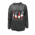thumbnail image 1 of FOCUSNORM Women Juniors Christmas Printed Sweatshirt, Hooded Pullover with Pocket, Drawstring, 1 of 8