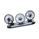 thumbnail image 5 of Ventilador de autos Ventilador de vehículos de cabezas 5 V USB TRIPLE CABEZAS VELUCIONADO Ventilador de refrigeración Ventilador de tablero para, 5 of 8