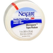 Nexcare Micropore Gentle Paper Tape, 1" x 10 Yd.
