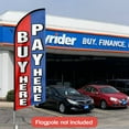 thumbnail image 4 of QSUM Buy Pay Here Sign Feather Flag,8ft Buy Pay Here Outdoor Advertising Flag, Buy Pay Here Business Sign,Buy Pay Here Swooper Flag（Flag Only）, 4 of 7