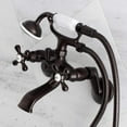 thumbnail image 6 of Kingston Brass Victorian Tub Wall Mount Clawfoot Tub Filler with Hand Shower, 6 of 9