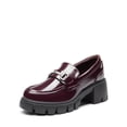 thumbnail image 1 of DREAM PAIRS Mocasines de Plataforma Gruesa para Mujer Burdeos Talle 11, 1 of 9