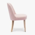 thumbnail image 5 of WestinTrends Mid-Century Modern Upholstered Boucle Dining Chair, Dusty Peach (Set of 2), 5 of 12