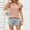 Pink-03, variant on perfectbot Women Blouses Plain Short Sleeve Cutout Summer V-Neck Shirts Beach Vacation Fashion Outfits Size S-XXL
