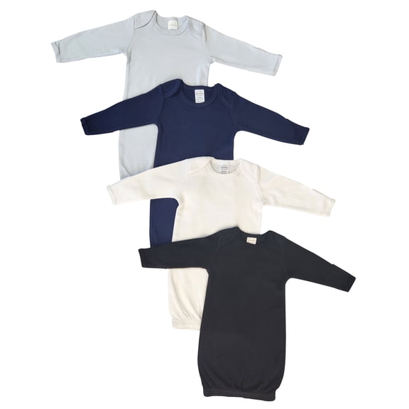 Bambini Layette Newborn Baby Boy 4 Piece Gown Set