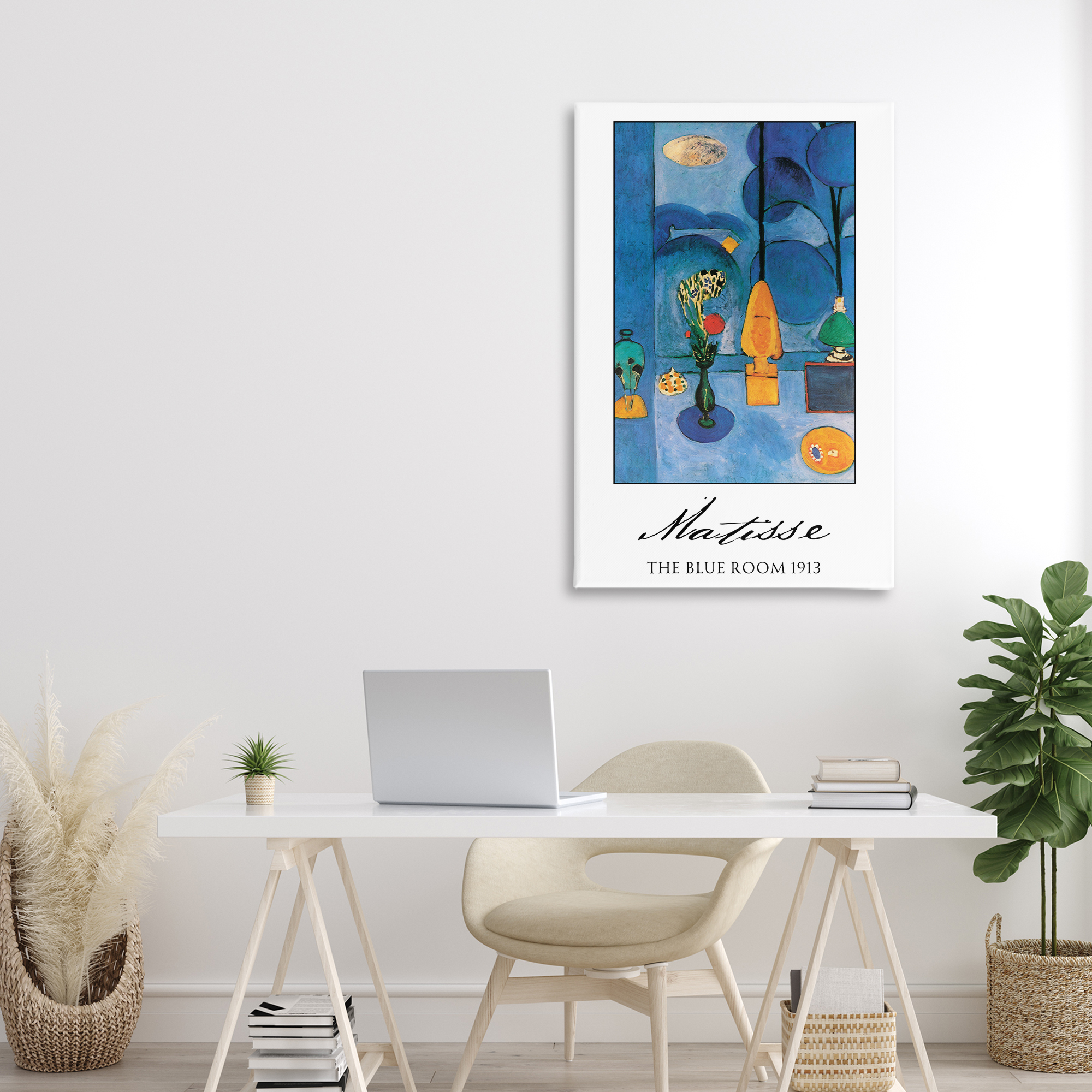 Matisse The Blue Room Canvas Wall Art, design by Vintage Hustle