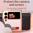 thumbnail image 6 of for Samsung Galaxy Z Flip 3 Cute Case, Girls Boys Women Men Luxury Bling Plating Mirror Shockproof Soft Protective Case Cover Designed for Samsung Galaxy Z Flip 3 5G (2021), Rosegold, 6 of 11