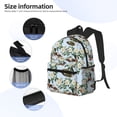 thumbnail image 3 of Pofeuu Mallard Ducks And Roses Print Laptop Backpack Travel Canvas Backpack for School Lightweight and Comfortable Backpack College Backpack Schoolbag, 3 of 6