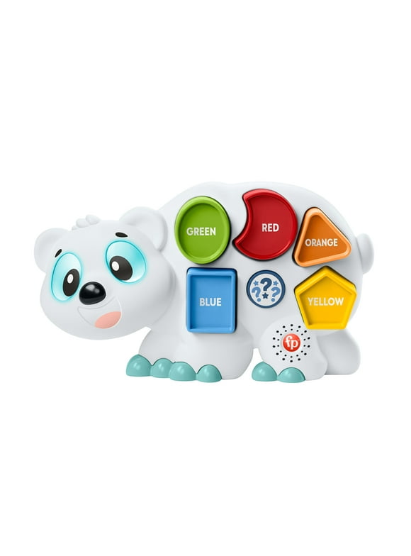 Fisher-Price Linkimals Puzzlin Shapes Polar Bear Interactive Learning Toy Puzzle for Toddlers