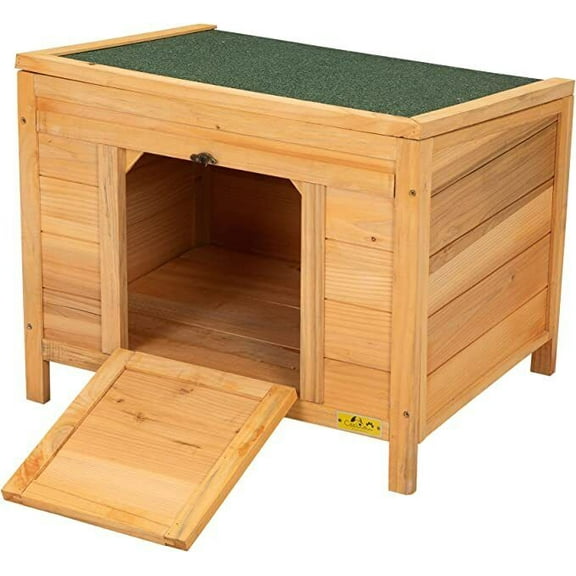 Chicken Coop 24" Backyard Wooden Rabbit Hutch Small Animal House Pet Bunny Cage