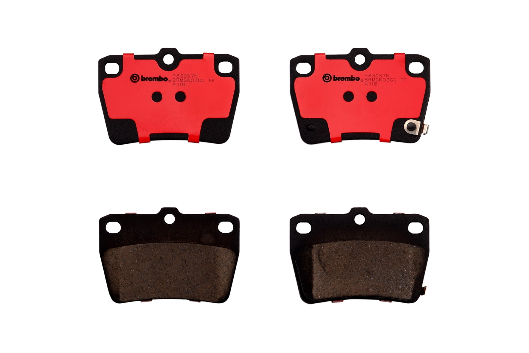 Brembo Rear Premium NAO Ceramic Brake Pads Set For Toyota RAV4 Base L