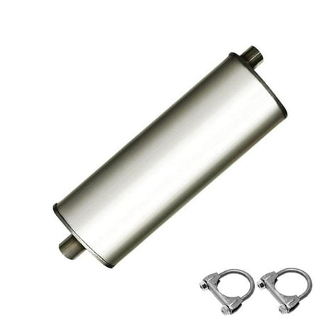 Stainless Steel Exhaust Muffler Fits 2002-2004 Jeep Grand Cherokee 4.0L and  4.7L - Direct Fit